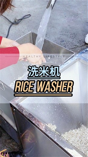 洗米机洗糯米还是洗松露涡流冲洗不伤米，轻松处理糯米、黑松露、薏米、血糯米等食材。用于高端粽子工坊，洗净不伤料省水省力。#洗米机 #糯米洗米机 #黑松露洗米机 #薏米洗米机 #血糯米洗米机