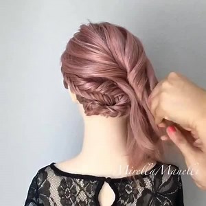 🌸 How to Dutch Fishtail Updo 🌸 For separation and control, place desired amount of Kenra Professional Platinum Texture Taffy 13 in palms, emulsify and work through hair and start braiding away! #repost: @mirellamanelli | CosmoProf