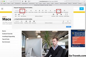 กำหนดแถบเครื่องมือ Safari, แถบบุ๊คมาร์ค, แท็บและสถานะ - ทำอย่างไร 2026