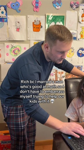 I can help with her English and history homework ok?? lol #parenting #dadsoftiktok #husbandandwife #parents #moms