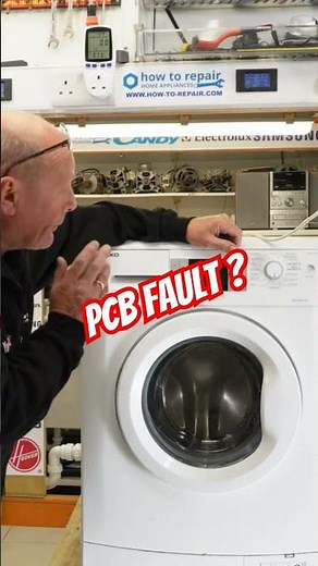 Washing machine with ticking noise Motor fault & PCB pair