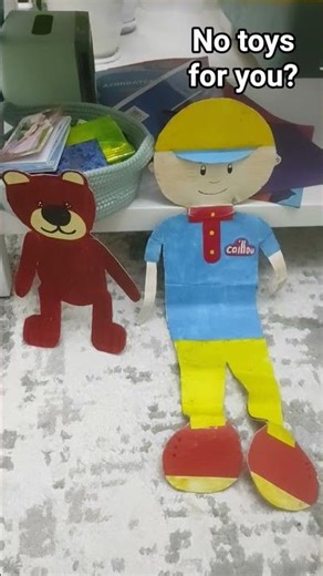 Kate throws a tantrum at the toy store #caillou #kate #grounded #shorts