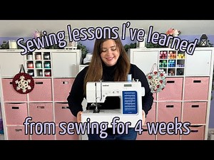 What I've learned from sewing the last 4 weeks (Beginner sewing lessons)