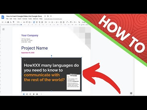 How to Insert Google Slides into Google Docs