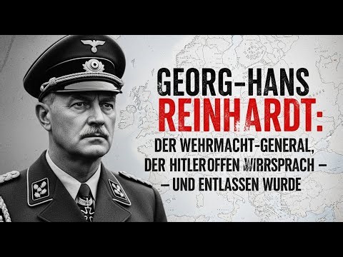 Georg Hans Reinhardt: Der Wehrmacht-General, der Hitler offen widersprach – und entlassen wurde