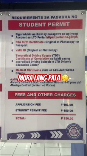 How to get student permit. LTO #lto