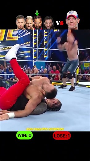 John Cena PPV's Results of 2021-2024