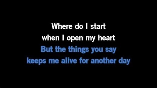 Karaoke Open Hearts - The Weeknd - CDG, MP4, KFN - Karaoke Version