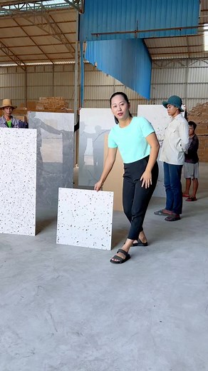 Exploring Stylish Tile Designs in a Warehouse Setting