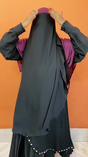 Stylish 3 Layer Niqab for Modern Fashion
