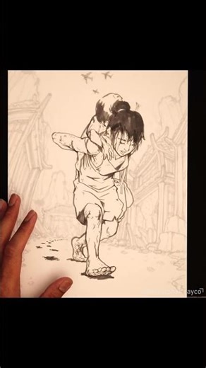 "Backpack" | ✒️ Traditional Ink Sketch