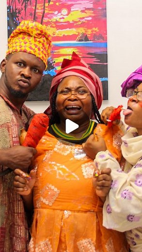 Mummywa on Instagram: "Marriage Counseling for Babalawo & Iyalawo 😩😩💔 . @modola_ @bobonla1 @haddydbaddie . Visuals by @davidmediaa . FULL VIDEO ON YOUTUBE 🔥🔥🔥"