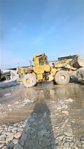 Heavy Loader Working in Marble Factory | Satisfying Marble Block Loading #shorts