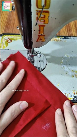 Try this super easy pleat trick for professional results!🧶🧵💃✂️🪡#PantPleats #SewingHack