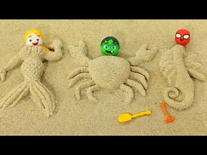 Making Sand Figures ★ Stop Motion Cartoons