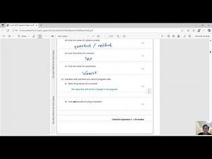 Edexcel IGCSE Computer Science Paper 2 (June- 2023) | Past Paper Practice