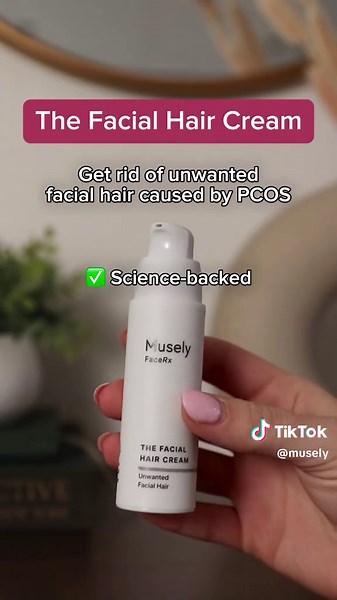 Katherine T.’s 1-month transformation with The Facial Hair Cream! ✨ Formulated with Eflornithine by expert dermatologists, this prescription treatment drastically slows unwanted facial hair growth. 🙌🏼 Save time and money on painful hair removal methods - Get started with The Facial Hair Cream at Musely.com! #pcos #facialhair #hirsutism #prescriptiontreatment #musely