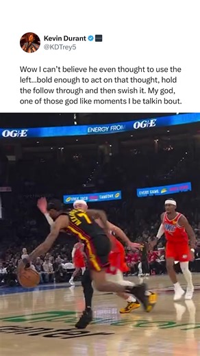 KD was amazed by NAW’s buzzer beater 👏 (via dewayne.walker/IG) #nba #basketball #impressive