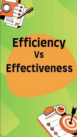 Efficiency vs Effectiveness Explained | Management Basics for BBA/BCom/MBA #managementstudies
