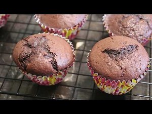 How To Make Muffins In Microwave Convection Oven - Chocolate Muffins Recipe by Madeeha