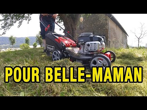 Une TONDEUSE pour BELLE-MAMAN - Scheppach MP 132-42