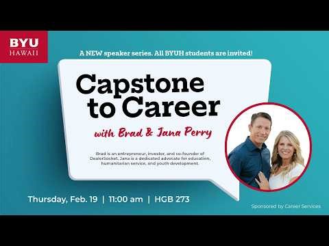 Brad & Jana Perry | Capstone to Career | BYU–Hawaii