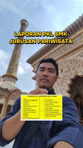 Contoh Format Laporan PKL SMK Jurusan Pariwisata - Daftar Isi & Bab 3