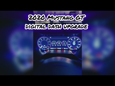 2020 Mustang GT Digital Dash install