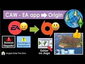 CAW Tutorial The Sims 3 Edit in EA Origin Game 2023-2024