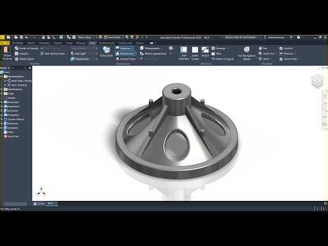Autodesk Inventor Tutorial | Exercise N39: pump cover