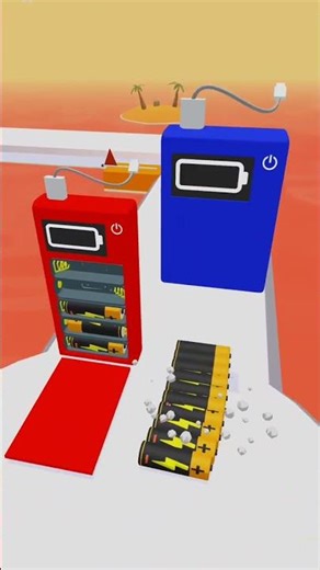 Battery Run – Full Charge to Power Explosion 😱 Android, iOS #shorts #games