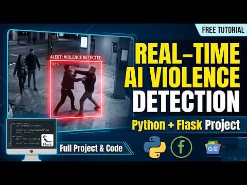 AI Violence Detection System using Machine Learning | CCTV Video Analysis | Flask Web App