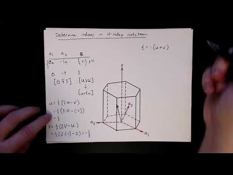 MSE 201 S21 Lecture 9 - Module 2 - Crystallographic Directions in Hexagonal Example