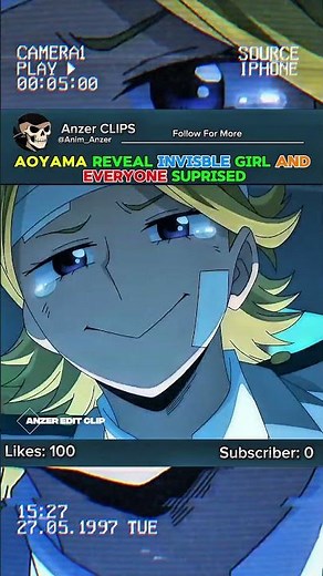 Aoyama Exposes Invisible Girl With His Laser Beam 🤯 | Priceless Reactions