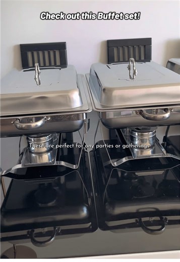 Stylish 4 Pack 9L Chafing Dishes for Your Buffet Needs