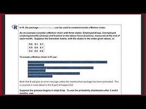 Actuarial Science | CS2 Paper B | Markov Chain and Survival Package