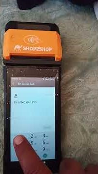 how setup pin on Shop2Shop machine