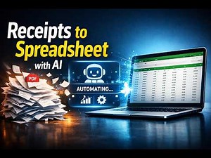 How to Automate Receipt Tracking & Expense Reports Using Claude CoWork (AI Spreadsheet Tutorial)