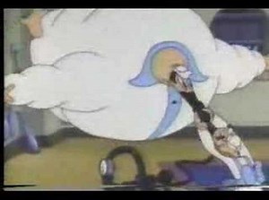 Popeye: Bluto inflates