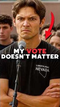 This LIBERTARIAN Tried to ARGUE That Voting DOESN'T MATTER — His REALITY Check Left Him SPEECHLESS