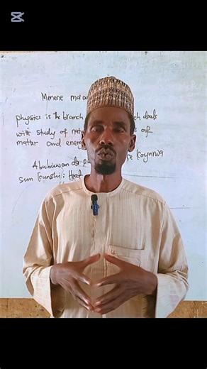 PHYSICS DA HARSHEN HAUSA KASHI NA DAYA Darasin mu na yau ya kunshi ma'anar physics da kuma kadan daga abinda PHYSICS ya kunsa. A darasin mu na gaba, in sha Allahu zamuyi magana akan ABUN DA AKAN IYA AUNASHI KO BAYYANASHI DA LAMBA DA KUMA MA'AUNI (PHYSICAL QUANTITY). #sciencefacts #viral | Rabiu Abubakar Baba