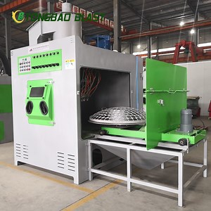 [Hot Item] Sand Blasting Machine with Dust Collector, Turntable Type Portable Sand Blasting Cabinet Machine, High Pressure Sandblasting Cabin