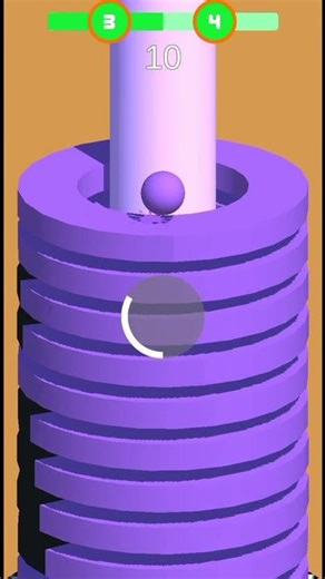 💥 Helix Stack Smash Level 3 Complete | Insane Speed & Perfect Drop Challenge 🎮🔥