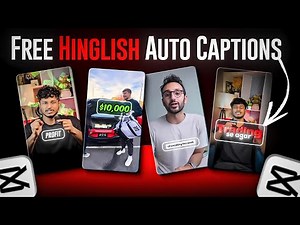 How to Create FREE Hinglish Subtitles in CapCut (Easy & Fast!)