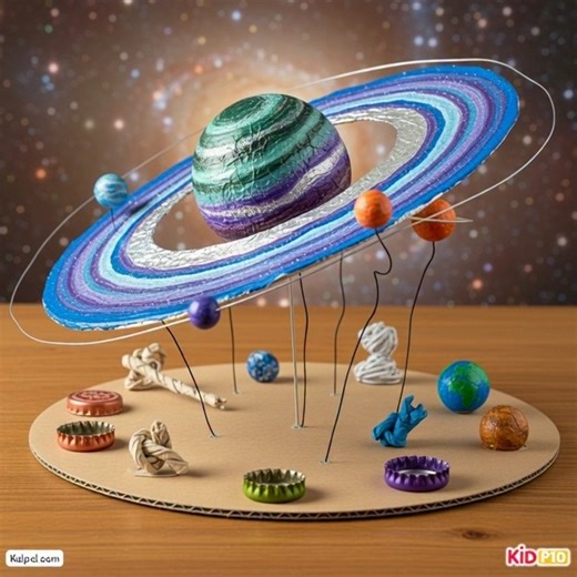 Amazing Solar System Project | Kids Art & Craft