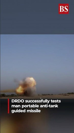 Video | DRDO successfully tests man portable anti-tank guided missile | Defence news