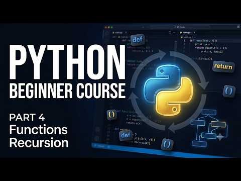 Python Programming Course #4 | Functions & Recursion