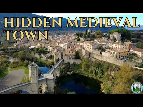 Flying Over Besalú – Spain’s Stunning Medieval Town | 4K Drone