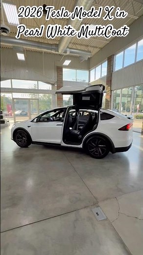 2026 Tesla Model X Exterior & Interior | Pearl White MultiCoat Color