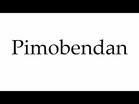 How to Pronounce Pimobendan